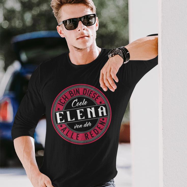 Elena Ich Bin Diese Coole Elena Langarmshirts Geschenke für Ihn