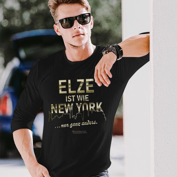 Elze Ist Wie New York Nur Ganz Anders Elze Langarmshirts Geschenke für Ihn