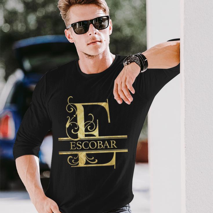 Escobar Name Langarmshirts Geschenke für Ihn