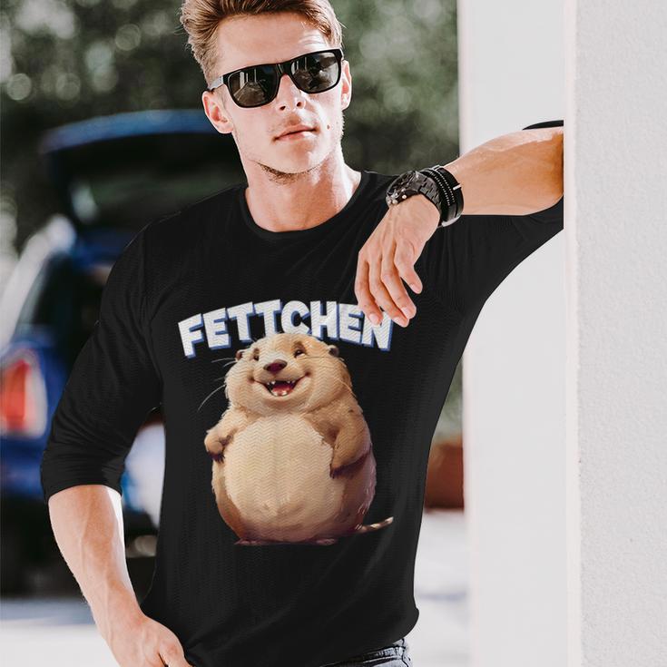 Fett Ferret Marten Animals Fetti Langarmshirts Geschenke für Ihn