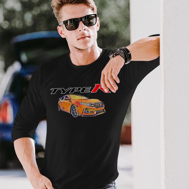 Fk8 Civic Type R Retro Style Langarmshirts Geschenke für Ihn