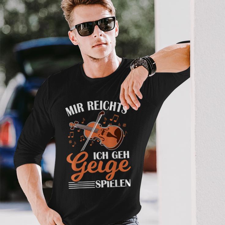 Foriolin Players Mir Reichts Ich Gehiolin Langarmshirts Geschenke für Ihn