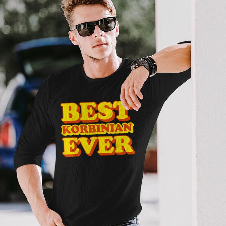 Bester Korbinier Aller Zeit Langarmshirts Geschenke für Ihn