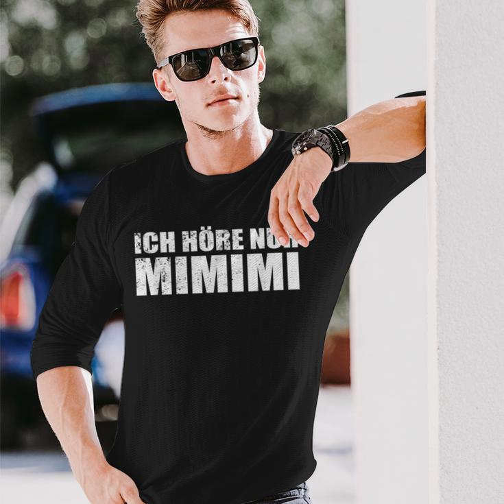 Ich Höre Nur Mimimimi Langarmshirts Geschenke für Ihn