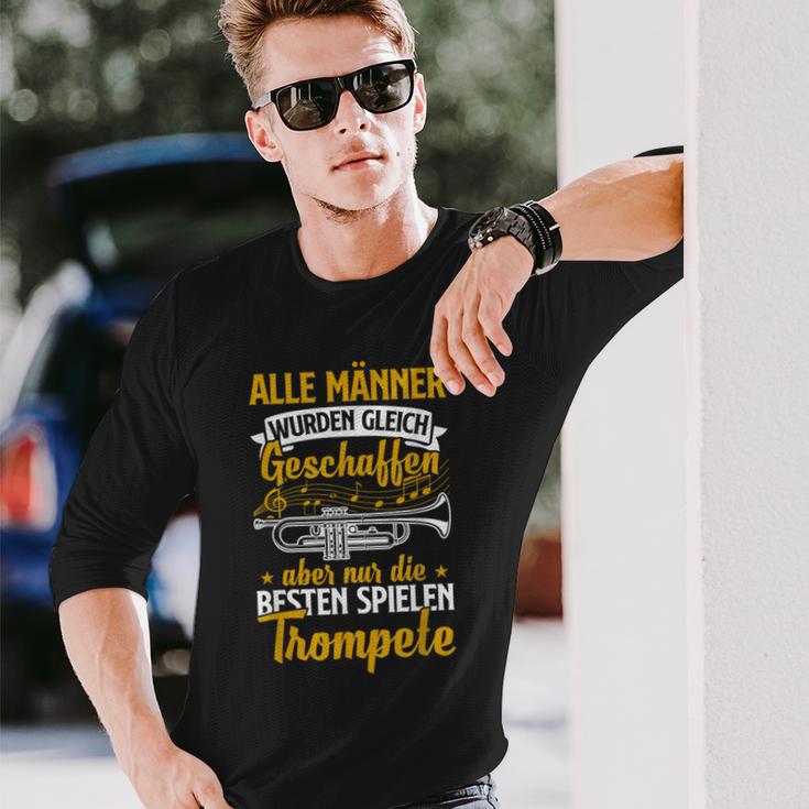 Musician Die Beste Spielen Trumpet Langarmshirts Geschenke für Ihn