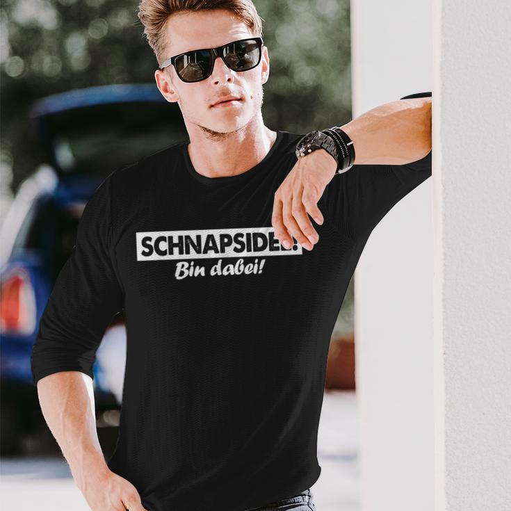 Schnapidee Bin Dabei Langarmshirts Geschenke für Ihn