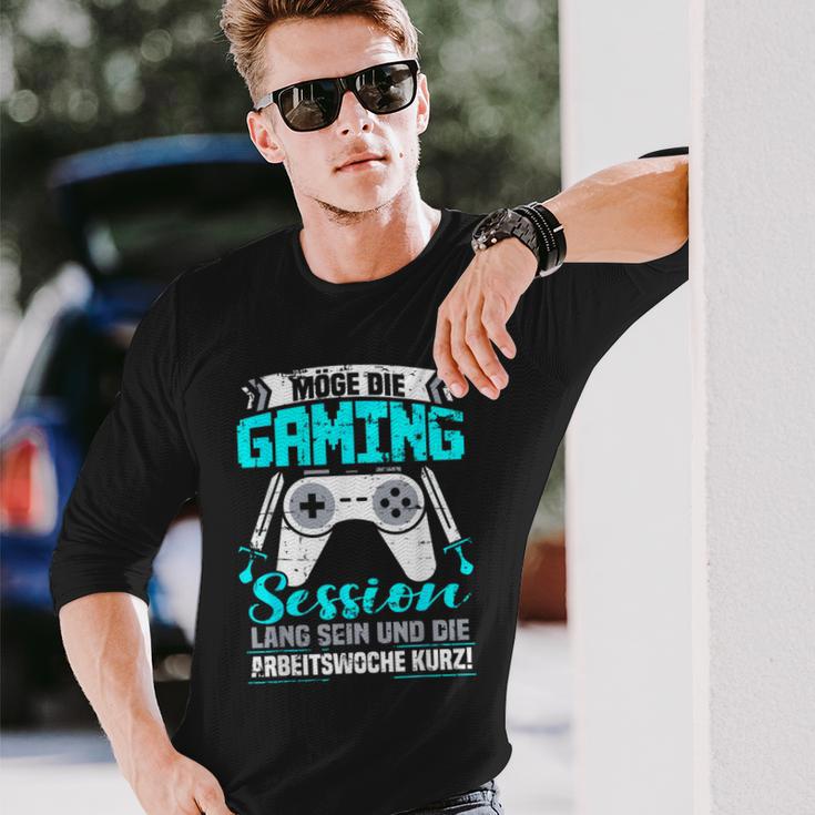 Gamer Zocker Games Pc Gaming Slogan Langarmshirts Geschenke für Ihn