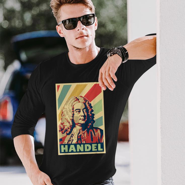 Georg Friedrich Händelintage Colours Langarmshirts Geschenke für Ihn