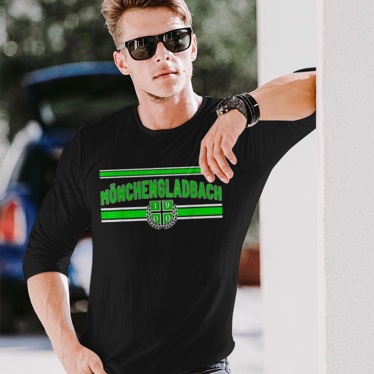 Gladbach Fan Mönchengladbach Foal Football Langarmshirts Geschenke für Ihn