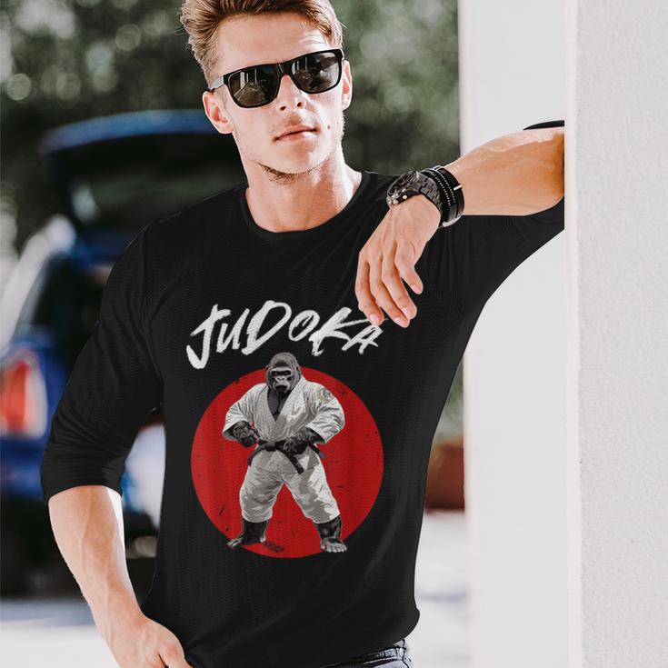 Gorilla Judoka Judo Langarmshirts Geschenke für Ihn