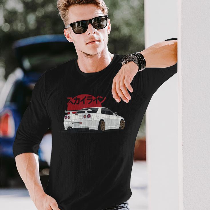 Gt Or 34 Jdm Skyline Langarmshirts Geschenke für Ihn