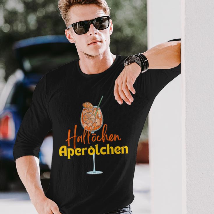 Hallöchen Aperölchen Spritz Party Fancy Dress Langarmshirts Geschenke für Ihn