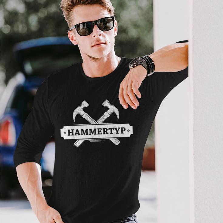 Hammer Type Diy Craftsman Party Hammer Langarmshirts Geschenke für Ihn