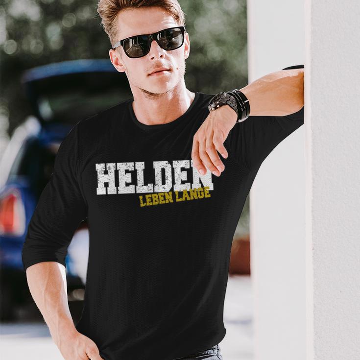 Helden Leben Long Langarmshirts Geschenke für Ihn