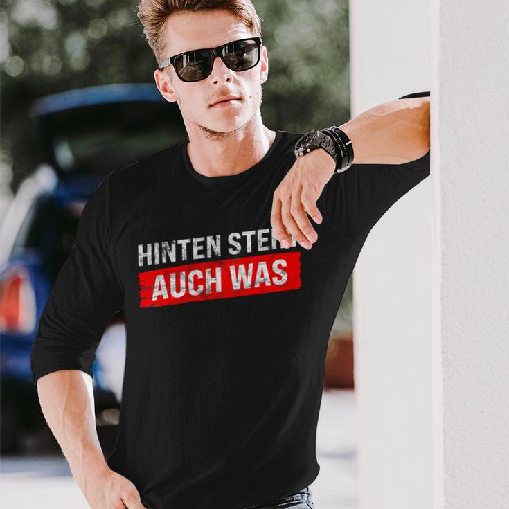 Hinten Steht Auch Was Lustiger Cooler Saying Langarmshirts Geschenke für Ihn