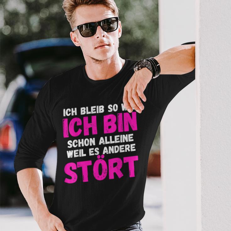 Humour Slogan Ich Bleibe So Wie Ich Bin Langarmshirts Geschenke für Ihn