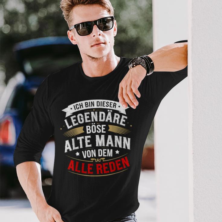 Ich Bin Dieser Legendäre Böse Alte Mannon Dem Alle Reden Langarmshirts Geschenke für Ihn