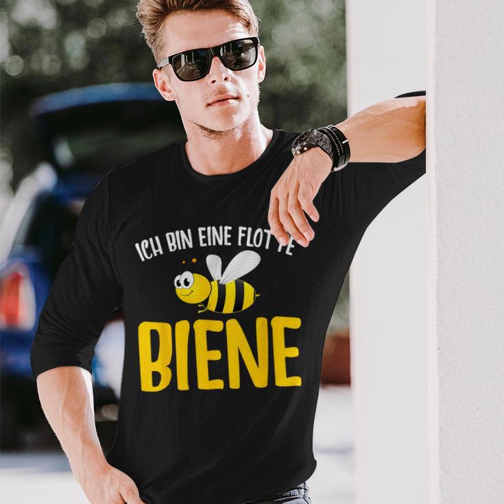 Ich Bin Eine Flotte Biene Langarmshirts Geschenke für Ihn