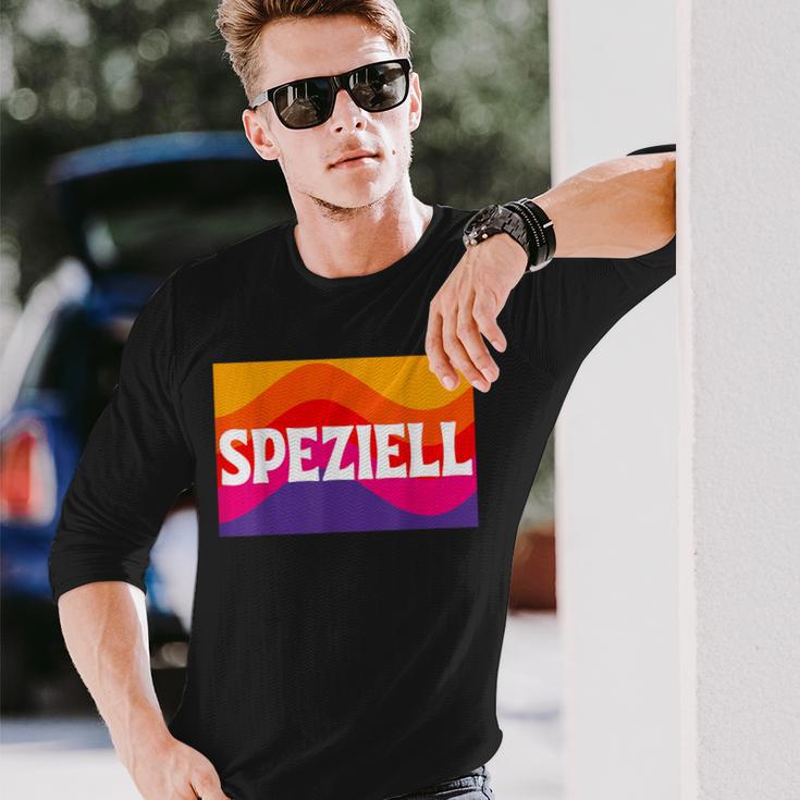 Ich Bin Speziell Spezi Trendgetränk Cola Orange Summer Langarmshirts Geschenke für Ihn