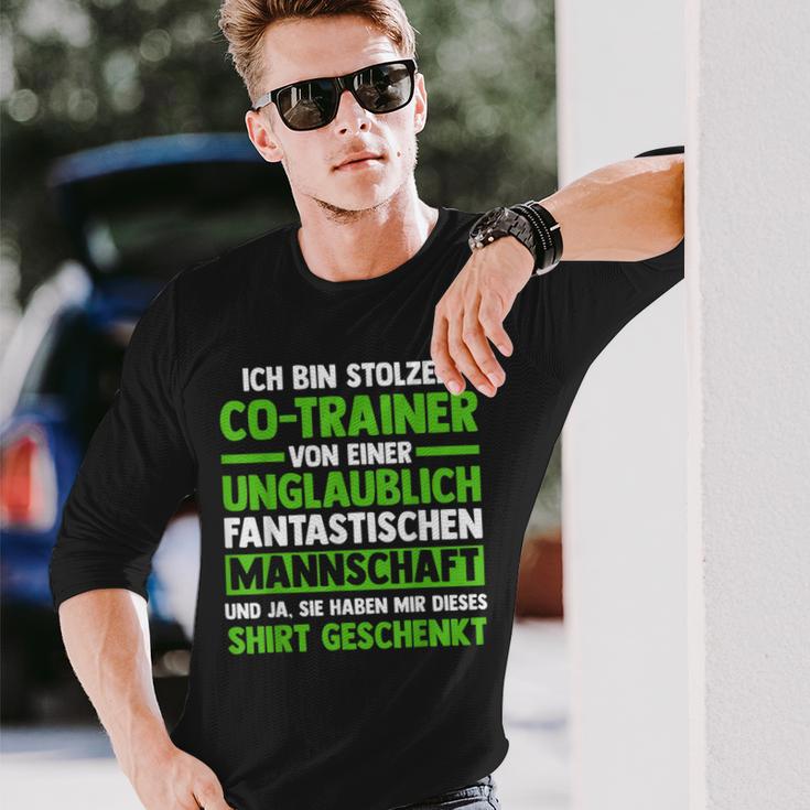 Ich Bin Stolzer Co-Trainer Langarmshirts Geschenke für Ihn