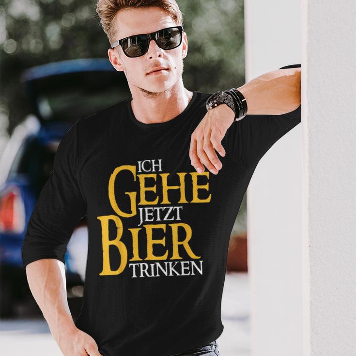 Ich Gehe Jetzt Bier Trinken S Langarmshirts Geschenke für Ihn