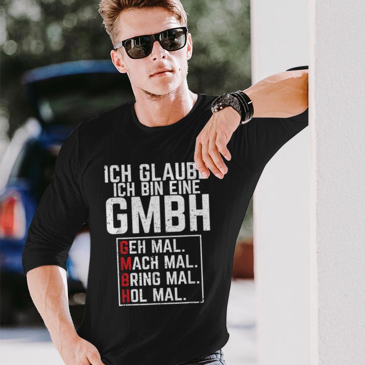 Ich Glaubbe Ich Bin Eine Gmbh Ich Be A Gmbh S Langarmshirts Geschenke für Ihn