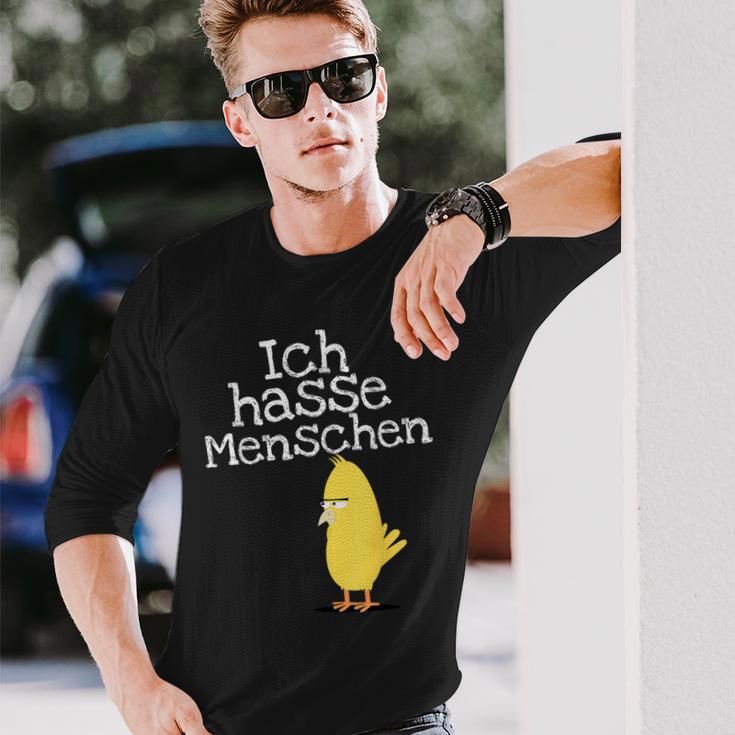 Ich Hasse Menschen Für Muffel Langarmshirts Geschenke für Ihn