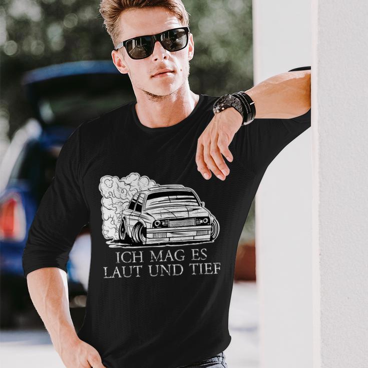 Ich Mag Es Laut Und Tief Für Tuning Fans Und Schrauber Langarmshirts Geschenke für Ihn