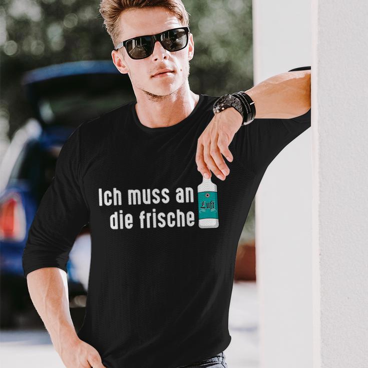 Ich Muss An Die Frische Air X Liqueur Mint Peppermint Liqueur Langarmshirts Geschenke für Ihn