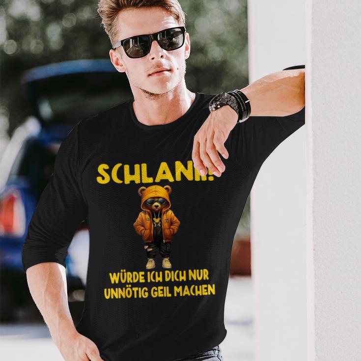 Ich Würde Dich Nur Unnötig Geil Machen Wenn Du Slim Wars Langarmshirts Geschenke für Ihn