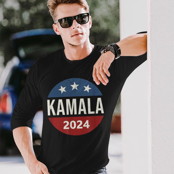 Kamala Harris 2024 Langarmshirts Geschenke für Ihn