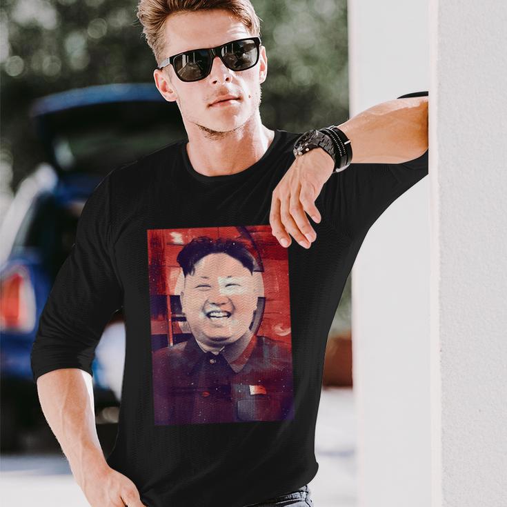 Kim Jong Un Diktator Nordkorea Langarmshirts Geschenke für Ihn