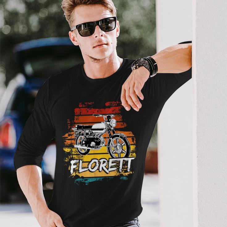 Kreidler Florett Mofa Moped Oldtimer Moped Alte Mofa 80S Langarmshirts Geschenke für Ihn