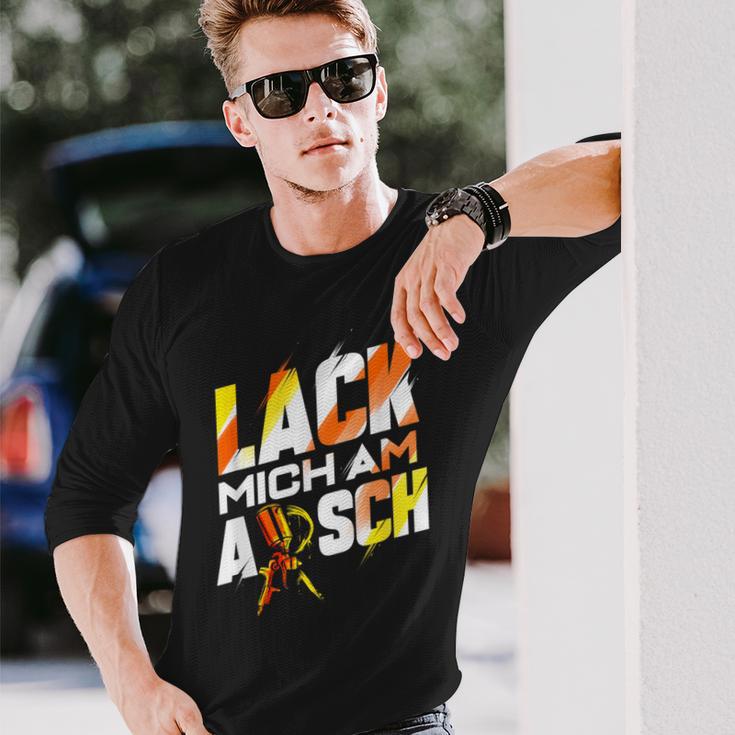 Lack Mich Am Arsch Lackier Langarmshirts Geschenke für Ihn