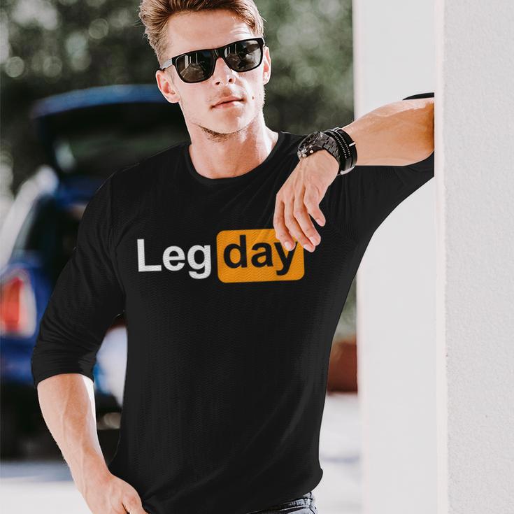 Leg Day Squats Langarmshirts Geschenke für Ihn