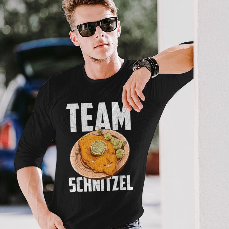 Lieblingsessen Team Schnitzel Langarmshirts Geschenke für Ihn