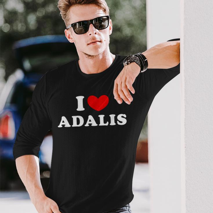 I Love Adalis I Love Adalis Langarmshirts Geschenke für Ihn