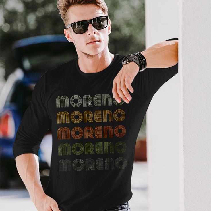 Love Heart Moreno GrungeVintage Style Moreno Langarmshirts Geschenke für Ihn