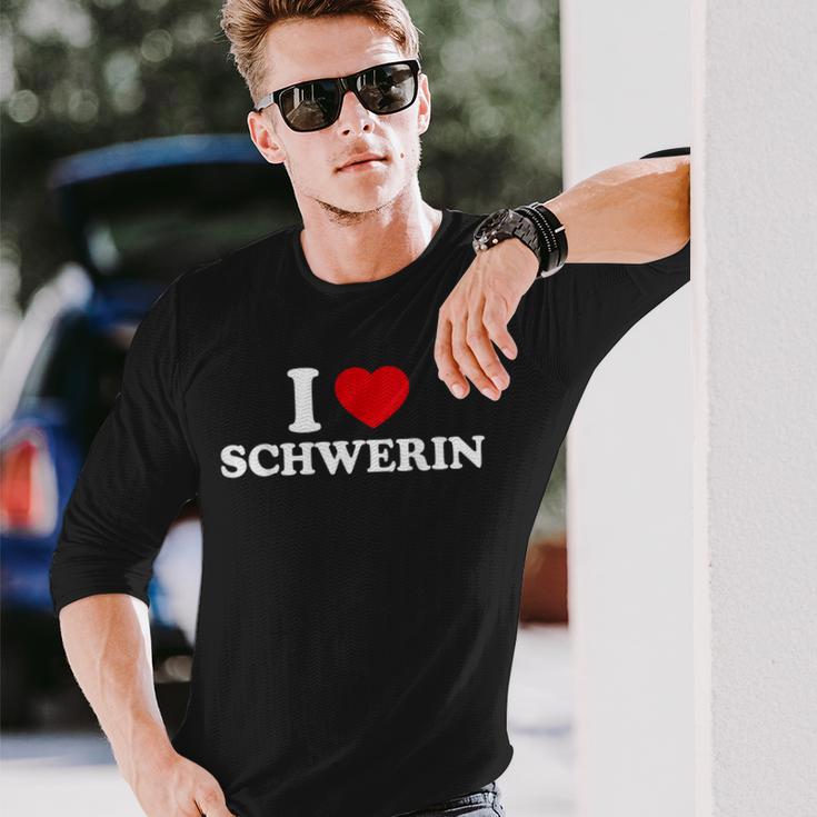 I Love Schwerin Langarmshirts Geschenke für Ihn