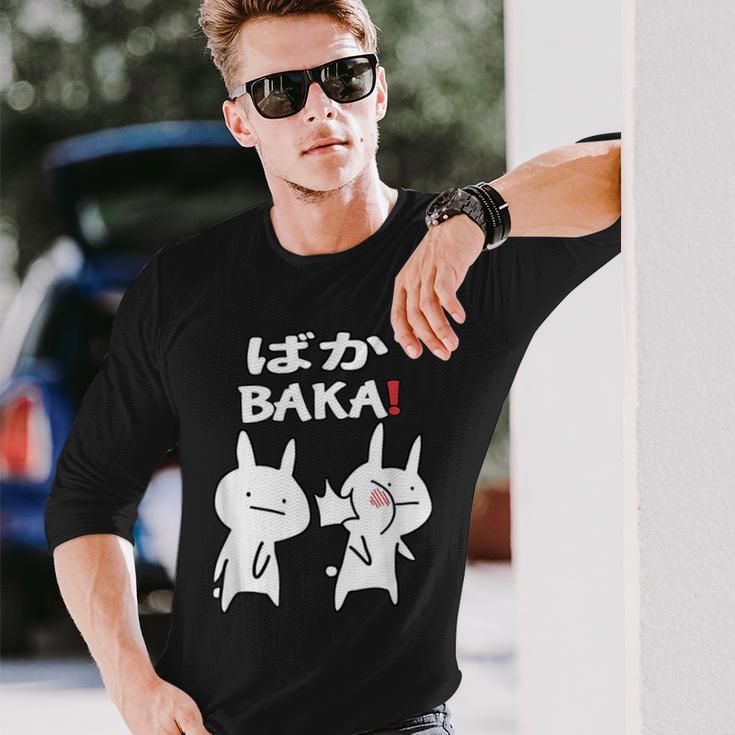 Lustiges Japan Baka Rabbit Ohrfeigen Anime And Manga S Langarmshirts Geschenke für Ihn