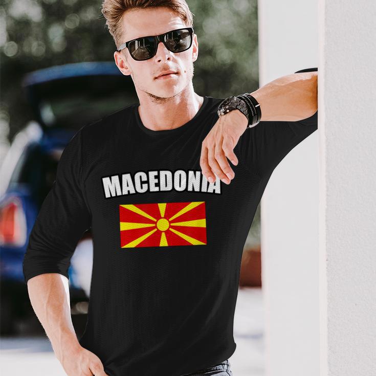 Macedonia I Macedonia Langarmshirts Geschenke für Ihn