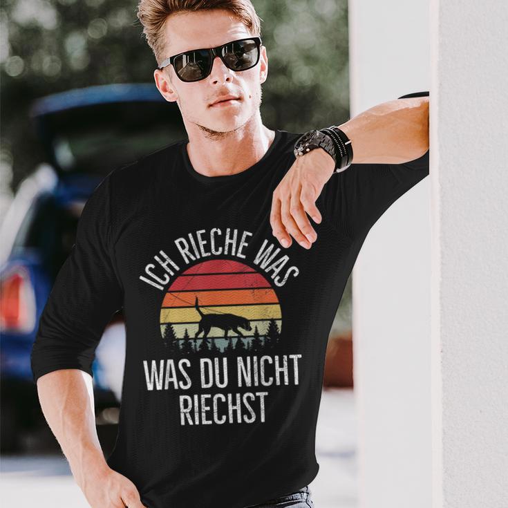 Mantrailing Ich Rieche Was Du Nicht Rüchst Ich Rieche Was Du Langarmshirts Geschenke für Ihn