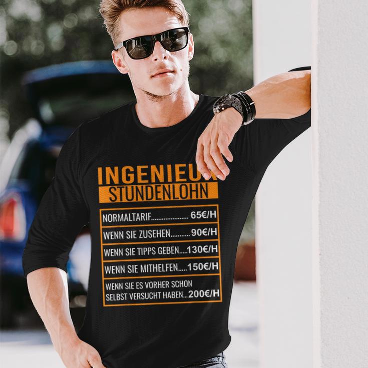 Maschinenbau Stundenlohn German Langarmshirts Geschenke für Ihn