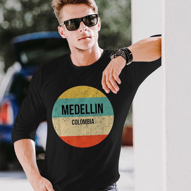 Medellin Colombia Langarmshirts Geschenke für Ihn