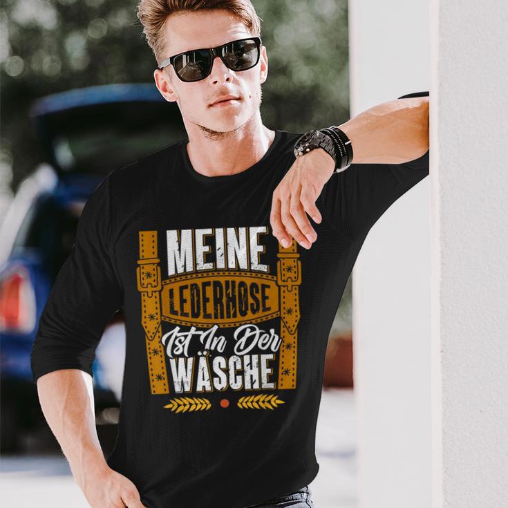 Meine Lederhose Ist Noch In Der Waschen Langarmshirts Geschenke für Ihn