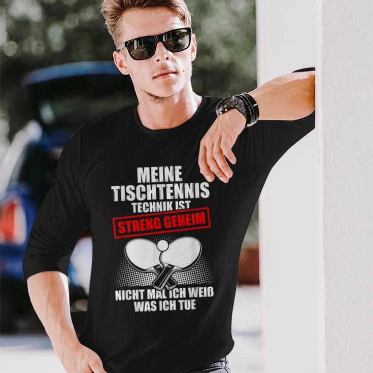 Meine Tischtennis Technik Langarmshirts Geschenke für Ihn