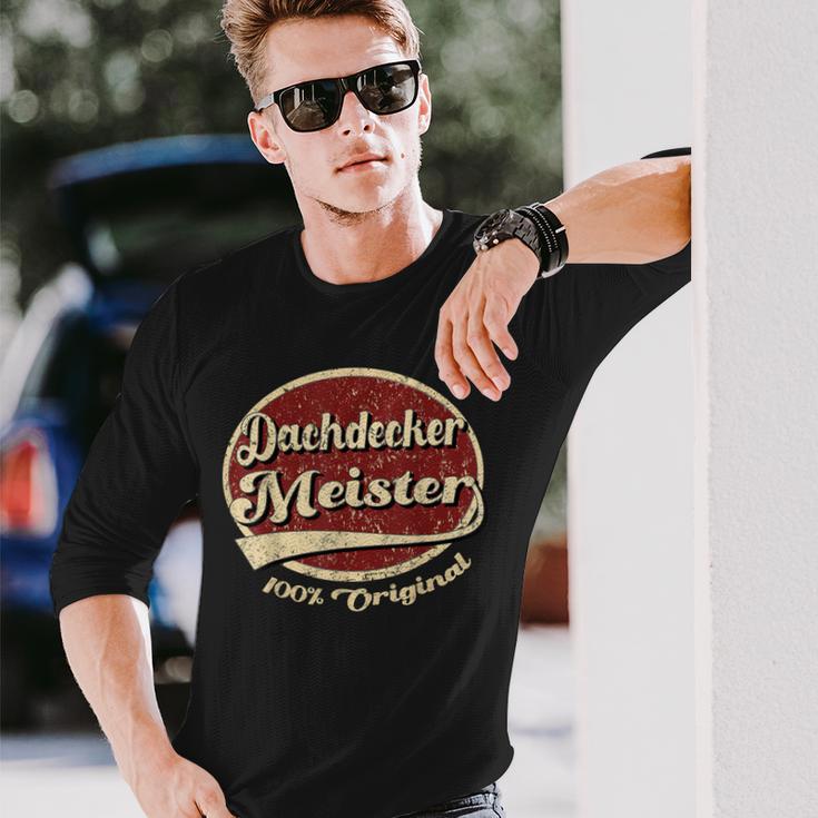 Meister Dachdecker Handwek 100 Original Langarmshirts Geschenke für Ihn