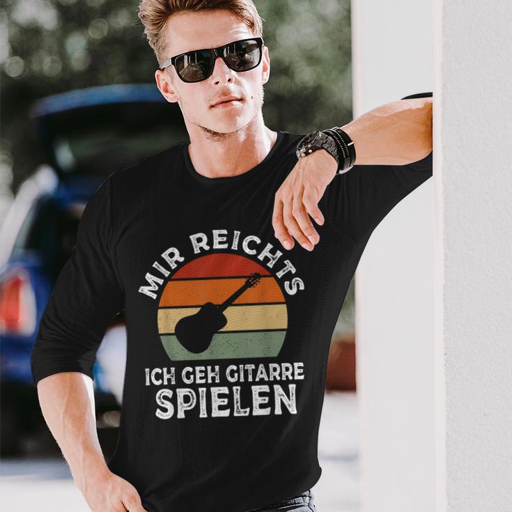 Mir Reichts Ich Geh Gitarre Spielenintage Retro Langarmshirts Geschenke für Ihn