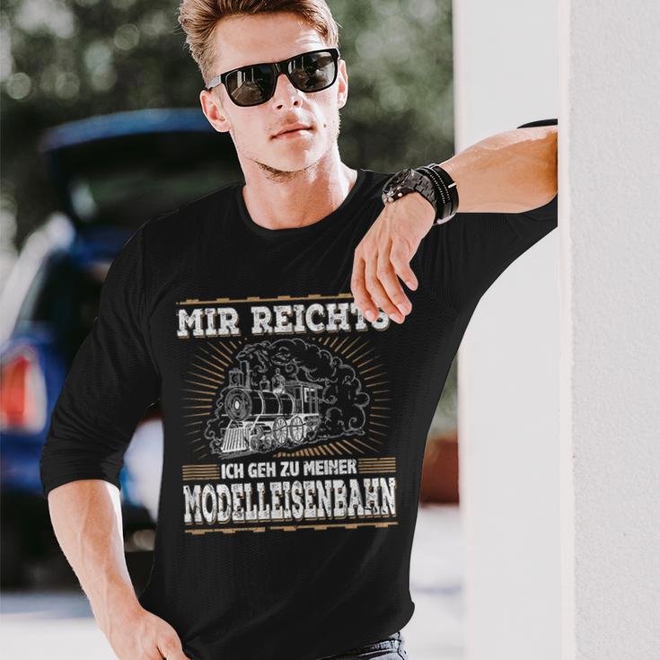 Mir Reichts Ich Geh Zu Meiner Model Railway Langarmshirts Geschenke für Ihn