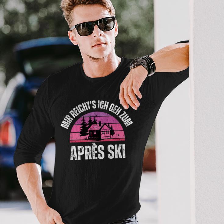 Mir Reicht's Ich Geh Zum Après Ski Apres Skiurlaub Outfit Langarmshirts Geschenke für Ihn